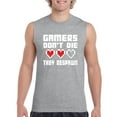 thumbnail image 1 of Artix - Men's Graphic T-Shirt Sleeveless - Gamers Respawn, 1 of 5