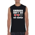 thumbnail image 1 of Artix - Men's Graphic T-Shirt Sleeveless - Gamers Respawn, 1 of 5