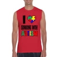 thumbnail image 1 of Artix - Men's Graphic T-Shirt Sleeveless - I Love Someone With Autism, 1 of 5
