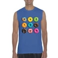 thumbnail image 1 of Artix - Men's Graphic T-Shirt Sleeveless - Love Food Donuts Doughnuts, 1 of 5