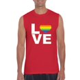 thumbnail image 1 of Artix - Men's Graphic T-Shirt Sleeveless - Love Rainbow, 1 of 5