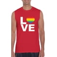 thumbnail image 1 of Artix - Men's Graphic T-Shirt Sleeveless - Love Rainbow, 1 of 5