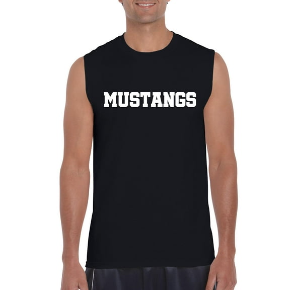 Artix - Men's Graphic T-Shirt Sleeveless - Mustangs