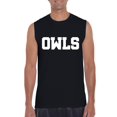 thumbnail image 1 of Artix - Men's Graphic T-Shirt Sleeveless - Owls, 1 of 5