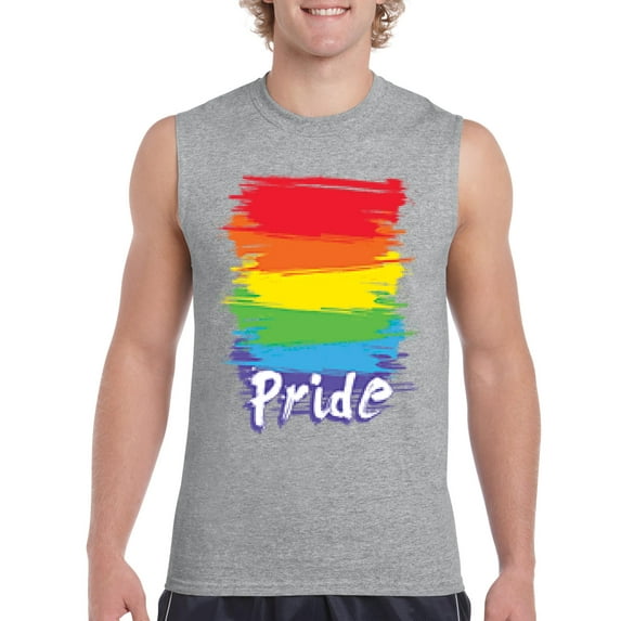 Artix - Men's Graphic T-Shirt Sleeveless - Rainbow Pride