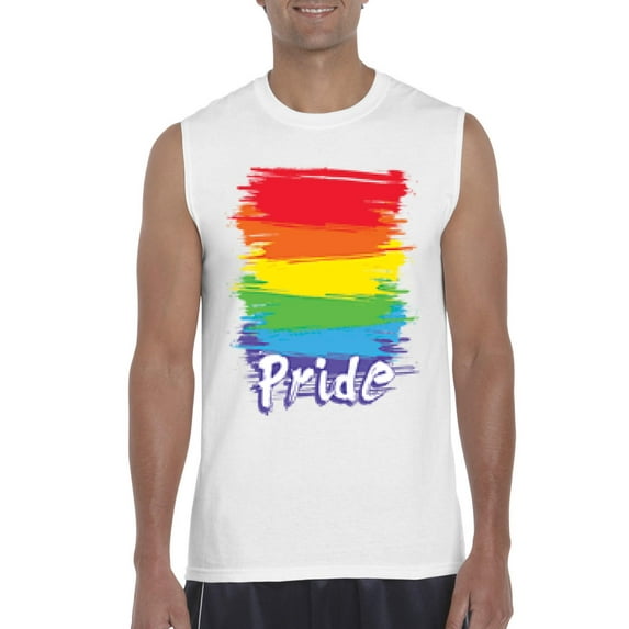 Artix - Men's Graphic T-Shirt Sleeveless - Rainbow Pride