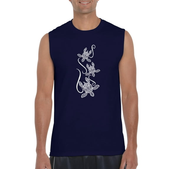 Artix - Men's Graphic T-Shirt Sleeveless - Sea Turtles Hawaii