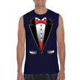 thumbnail image 1 of Artix - Men's Graphic T-Shirt Sleeveless - Tuxedo Prom Costume, 1 of 5