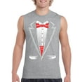thumbnail image 1 of Artix - Men's Graphic T-Shirt Sleeveless - Tuxedo Prom Costume, 1 of 5