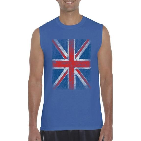 Artix - Men's Graphic T-Shirt Sleeveless - Union Jack British Flag
