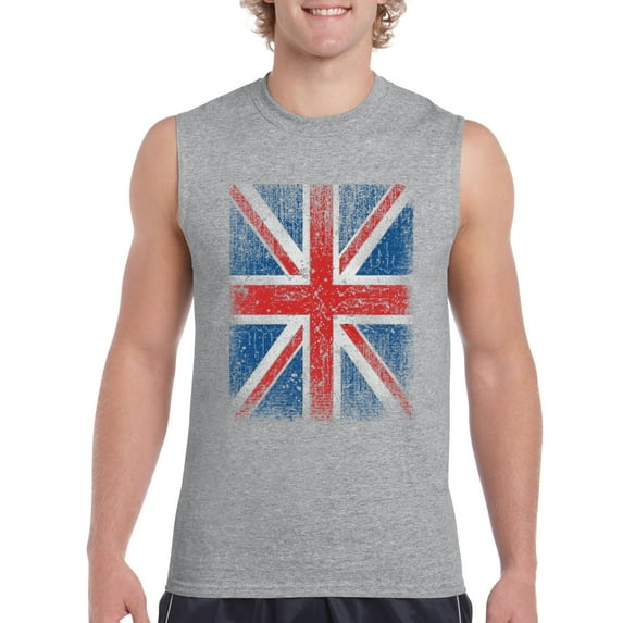 Artix - Men's Graphic T-Shirt Sleeveless - Union Jack British Flag