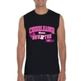 thumbnail image 1 of Artix - Men's Graphic T-Shirt Sleeveless, up to Men Size 3XL - Cheerleader Bow 2 Toe, 1 of 5