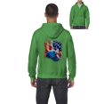 thumbnail image 1 of Artix - Men's Sweatshirt Full-Zip Pullover - American Flag 4th of July, 1 of 5