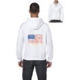 thumbnail image 1 of Artix - Men's Sweatshirt Full-Zip Pullover - American Flag USA in Gold, 1 of 5