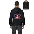 thumbnail image 1 of Artix - Men's Sweatshirt Full-Zip Pullover - American Proud To Be US Flag, 1 of 5