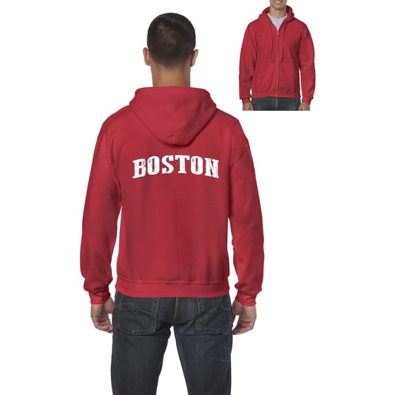 Artix - Men's Sweatshirt Full-Zip Pullover - Boston
