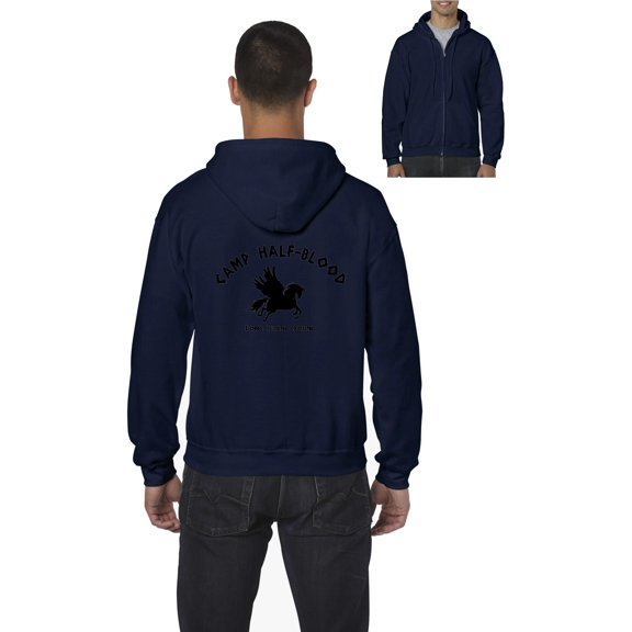 Artix - Men's Sweatshirt Full-Zip Pullover - Camp Half Blood Demigods
