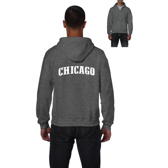 Artix - Men's Sweatshirt Full-Zip Pullover - Chicago