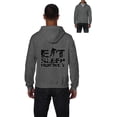 thumbnail image 1 of Artix - Men's Sweatshirt Full-Zip Pullover - Eat Sleep Hockey, 1 of 2