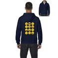 thumbnail image 1 of Artix - Men's Sweatshirt Full-Zip Pullover - Emoji Group, 1 of 5