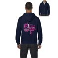 thumbnail image 1 of Artix - Men's Sweatshirt Full-Zip Pullover - Fight Breast Cancer, 1 of 5