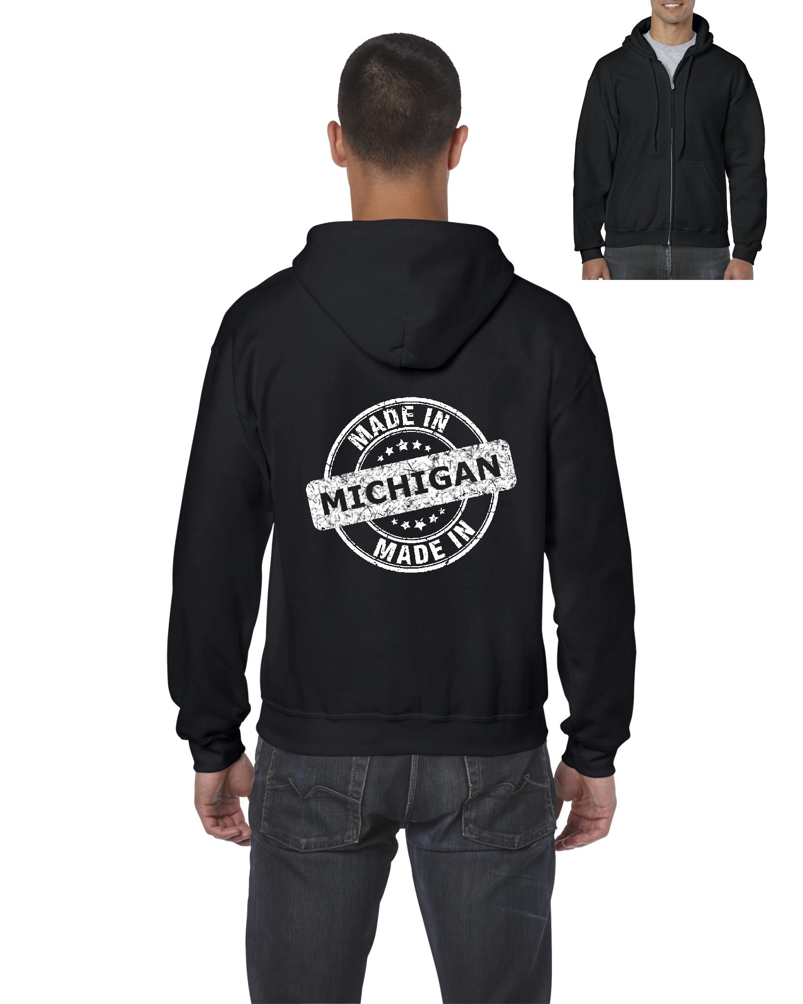 Artix - Men's Sweatshirt Full-Zip Pullover - Michigan Made