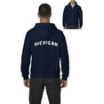 thumbnail image 1 of Artix - Men's Sweatshirt Full-Zip Pullover - Michigan, 1 of 5