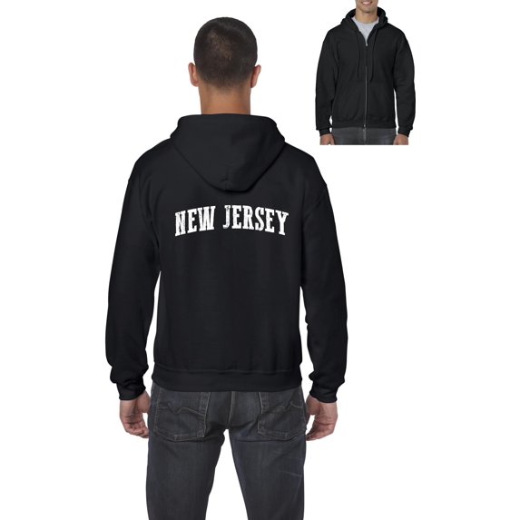 Artix - Men's Sweatshirt Full-Zip Pullover - New Jersey
