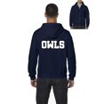 thumbnail image 1 of Artix - Men's Sweatshirt Full-Zip Pullover - Owls, 1 of 5