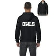 thumbnail image 1 of Artix - Men's Sweatshirt Full-Zip Pullover - Owls, 1 of 5