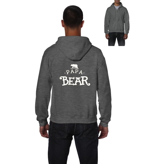 Artix - Men's Sweatshirt Full-Zip Pullover - Papa Bear