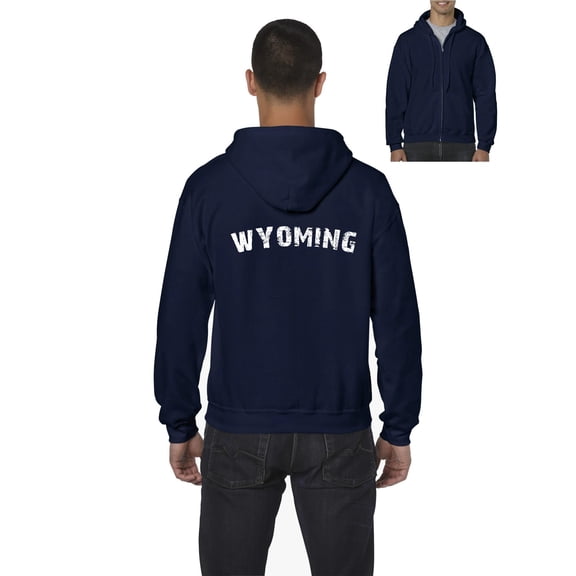 Artix - Men's Sweatshirt Full-Zip Pullover - Wyoming