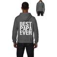 thumbnail image 1 of Artix - Men's Sweatshirt Full-Zip Pullover, up to Men Size 5XL - Best Papa, 1 of 2