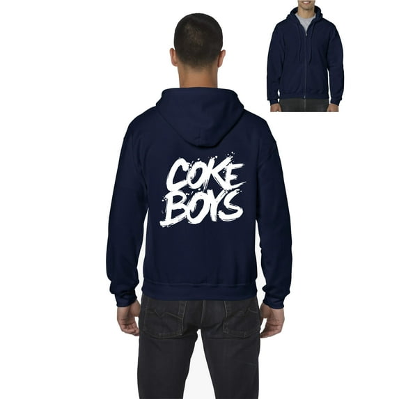 Artix - Men's Sweatshirt Full-Zip Pullover, up to Men Size 5XL - Coke Boys
