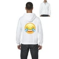 thumbnail image 1 of Artix - Men's Sweatshirt Full-Zip Pullover, up to Men Size 5XL - Emoji Laughing Tears, 1 of 5