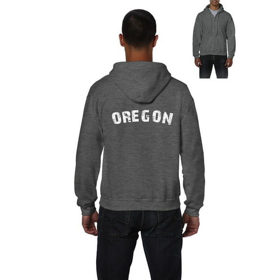 Artix - Men's Sweatshirt Full-Zip Pullover, up to Men Size 5XL - Oregon
