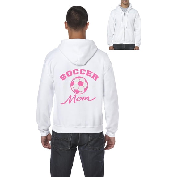 Artix - Men's Sweatshirt Full-Zip Pullover, up to Men Size 5XL - Soccer Mom