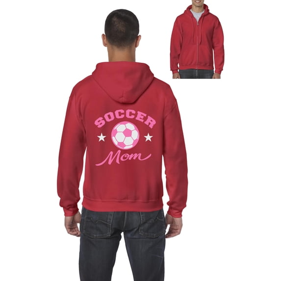 Artix - Men's Sweatshirt Full-Zip Pullover, up to Men Size 5XL - Soccer Mom