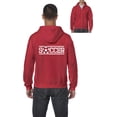 thumbnail image 1 of Artix - Men's Sweatshirt Full-Zip Pullover, up to Men Size 5XL - Soccer With Ball, 1 of 4