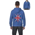 thumbnail image 1 of Artix - Men's Sweatshirt Full-Zip Pullover, up to Men Size 5XL - Union Jack British Flag, 1 of 5