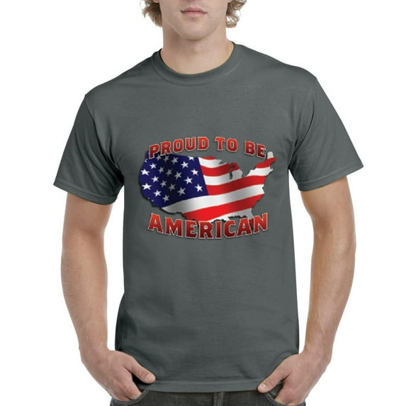 Artix - Men's T-Shirt Short Sleeve - American Proud To Be US Flag