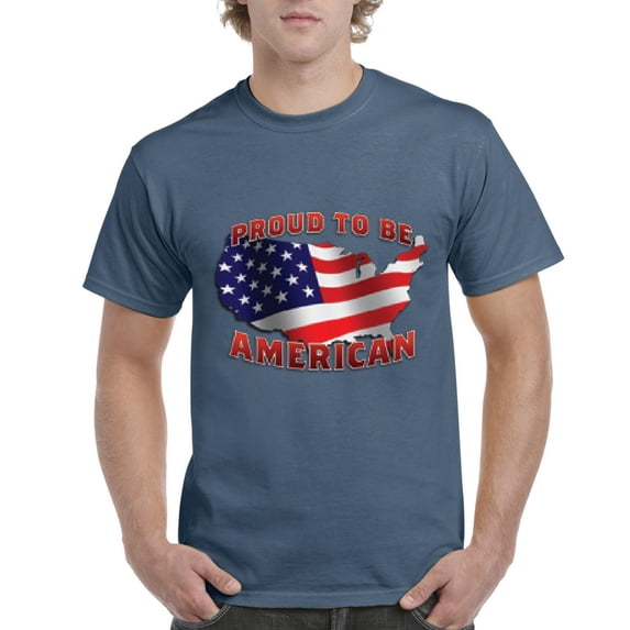 Artix - Men's T-Shirt Short Sleeve - American Proud To Be US Flag