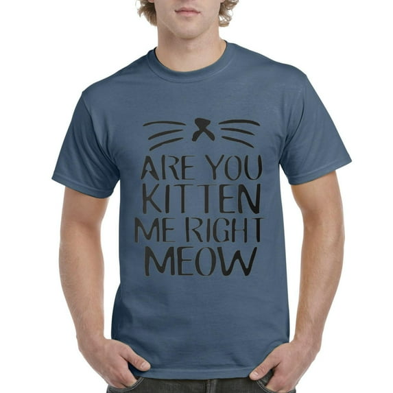 Artix - Men's T-Shirt Short Sleeve - Are You Kitten Me Right Meow
