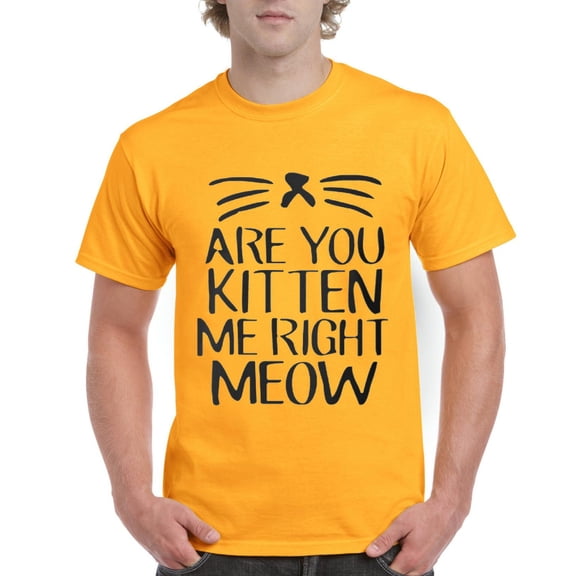 Artix - Men's T-Shirt Short Sleeve - Are You Kitten Me Right Meow
