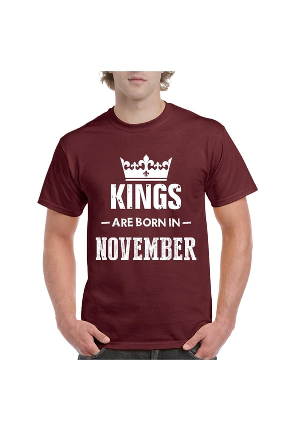 Artix - Men's T-Shirt Short Sleeve - Birthday Gift Kings Are Born In November
