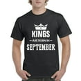 thumbnail image 1 of Artix - Men's T-Shirt Short Sleeve - Birthday Gift Kings Are Born In September, 1 of 5