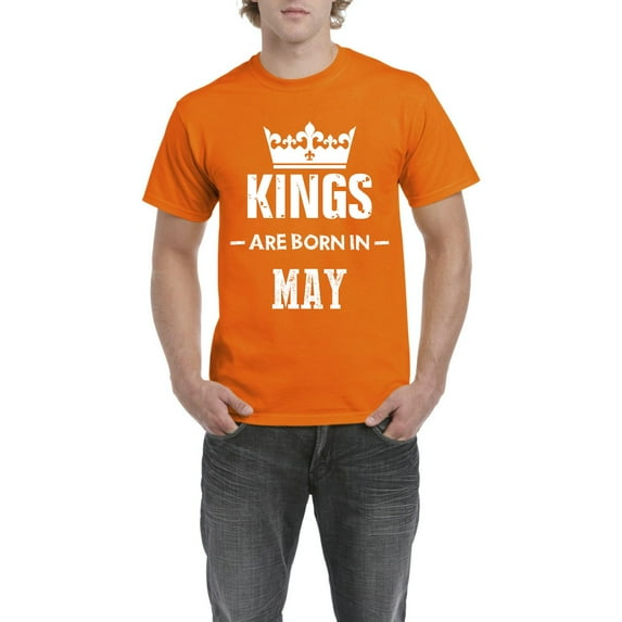 Artix - Men's T-Shirt Short Sleeve - Birthday Gift Kings are Born in May