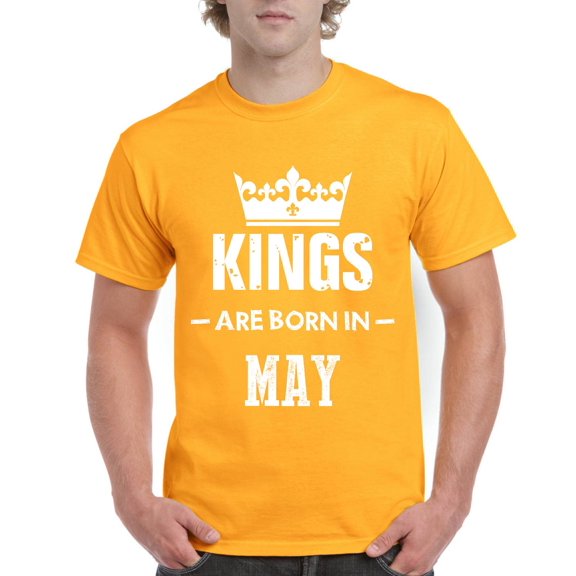 Artix - Men's T-Shirt Short Sleeve - Birthday Gift Kings are Born in May