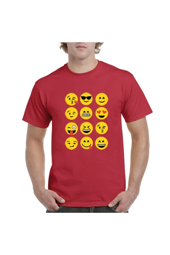 - Men's T-Shirt Short Sleeve - Emoji Group