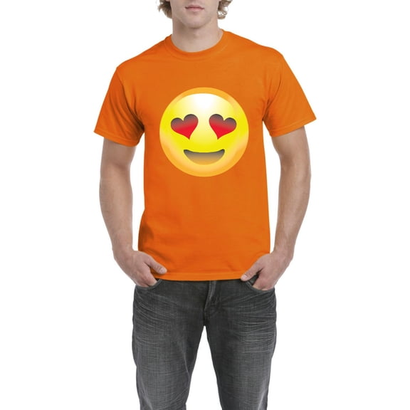Artix - Men's T-Shirt Short Sleeve - Emoji Heart-Shaped Eyes